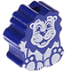 motif bead – lion : dark blue