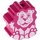 Тематические бусины «Лев» : Темно розовый
