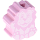Motivperle – Mini-Löwe : rosa