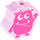 Perlina sagomata “Piccolo Mostro” : rosa