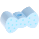 Kraal met motief Mini-strik : babyblauw