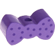 motif bead – bow tie : blue purple