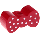 motif bead – bow tie : bordeaux