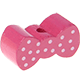 motif bead – bow tie : pink