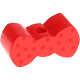motif bead – bow tie : red