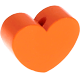 Motivperle – Midi-Herz : orange