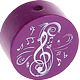 Conta com motivo Notas Musicais : purple