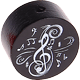 motif bead – clef : black