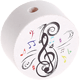 motif bead – clef : white