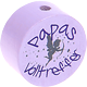 motif bead – "Papas Volltreffer" : lilac