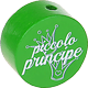 Perles avec motif « piccolo principe » : vert
