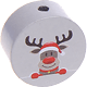motif bead – reindeer : light grey
