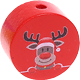 motif bead – reindeer : red