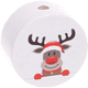 motif bead – reindeer : white