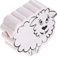 motif bead – sheep : white