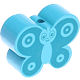 motif bead – butterfly : light turquoise