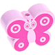 Perlina sagomata “Farfalla” : rosa