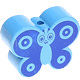 Perlina sagomata “Farfalla” : azzurra