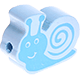 motif bead – snail : baby blue