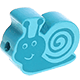 motif bead – snail : light turquoise