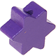 Figura con motivo Estrella : azul púrpura