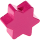 Kraal met motief Ster : donker roze