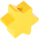 Korálek s motivem – Tvar hvězda : žlutá