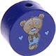 motif bead – teddy : dark blue