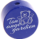motif bead – "Ton ange gardien" : dark blue