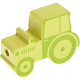 Korálek s motivem – Tvar traktor : citrónová