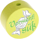 Perlina con motivo “Vorsicht süß” : limone