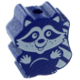 motif bead – racoon : dark blue