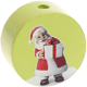 Perlina con motivo “Babbo Natale” : limone
