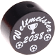 motif bead – "Weltmeister 2038" : czarny