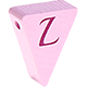 motif bead – pennant with letters : L