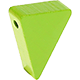 Perlina sagomata “Bandierina” : verde giallo