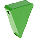 Perlina sagomata “Bandierina” : verde