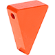 Korálek s motivem – Tvar vlajka : oranžová