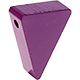 Korálek s motivem – Tvar vlajka : purpurová