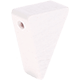 Perlina sagomata “Bandierina” : bianco
