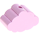 Kraal met motief Mini-wolk : roze