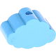 Motivpärla - mini-cloud : himmelsblå