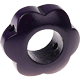 motif bead – flower : dark purple