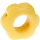 Perlina sagomata “Fiore” : giallo pastello