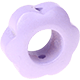 motif bead – flower : nacre lilac