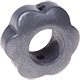 motif bead – flower : nacre grey