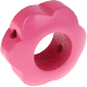 Perlina sagomata “Fiore” : rosa