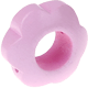 Perlina sagomata “Fiore” : rosa