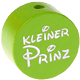 Korálek s motivem – "Kleiner Prinz" : žlutozelená