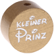 Perles avec motif « Kleiner Prinz » : or
